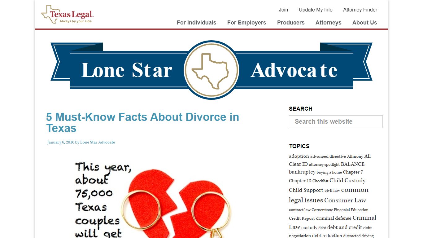 5 Must-Know Facts About Divorce in Texas — Texas Legal